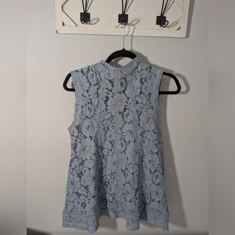 Anthropologie Maeve Emilie Lace Sleeveless Top Sz Sm